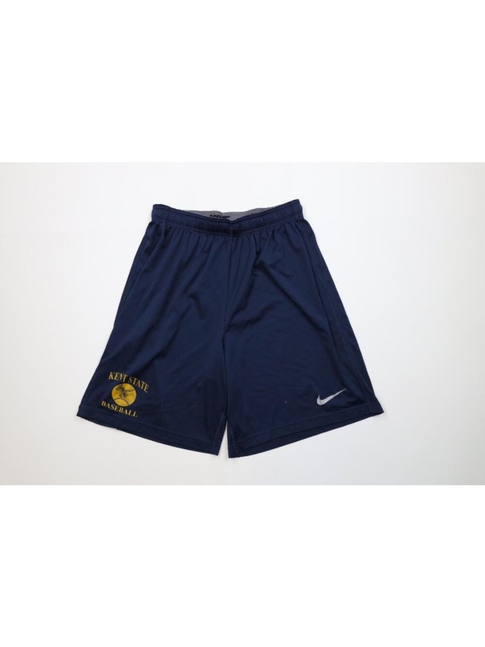 Nike Mens Large Distressed Team Issued Kent State University Baseball Shorts